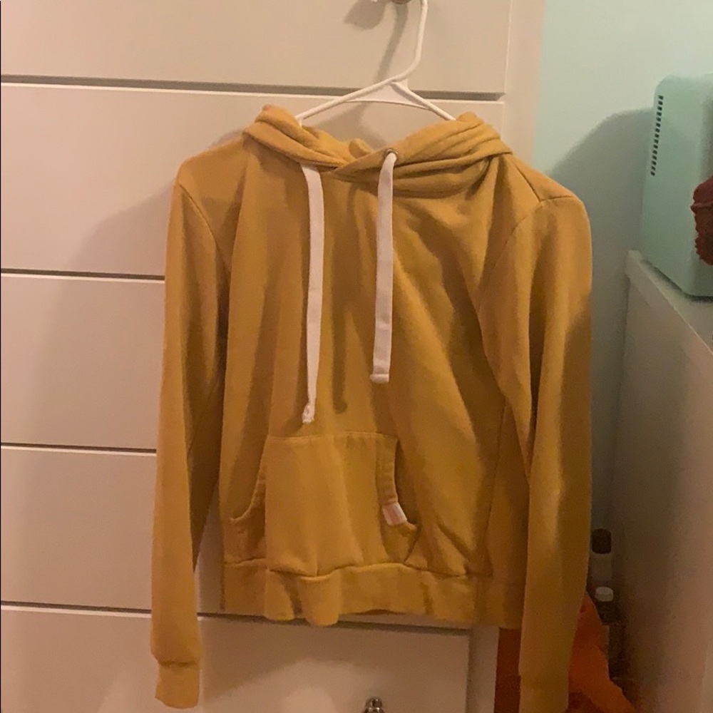 Yellow hoodie